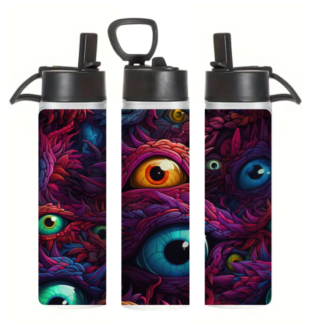 Purple Monster Eyes - Tumbler & Bottle