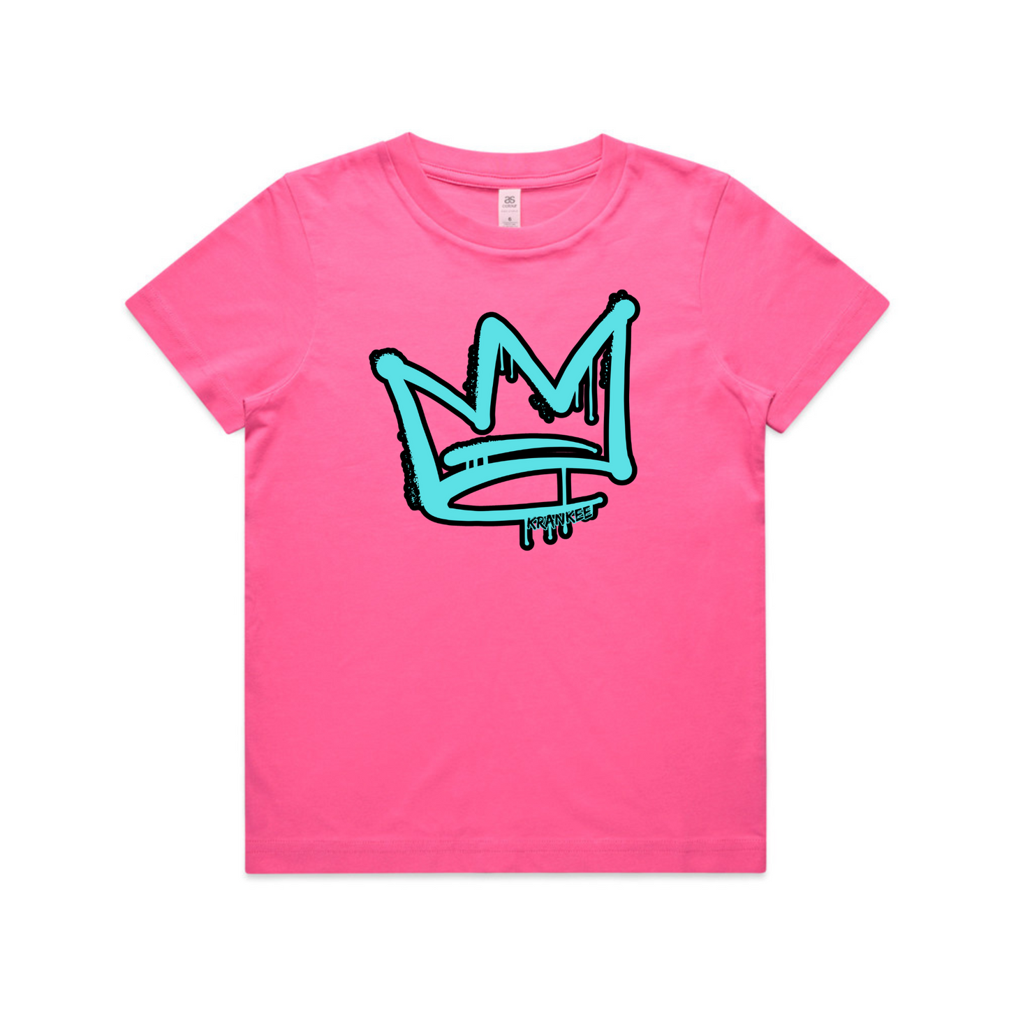 Aqua Front Crown - Mens Tee