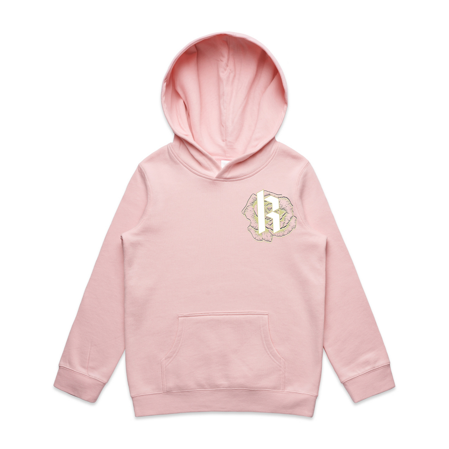 Kids Metallic Skull Hoodie