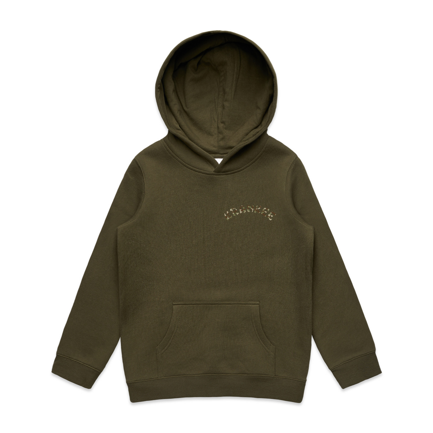Kids Camo Back Hoodie