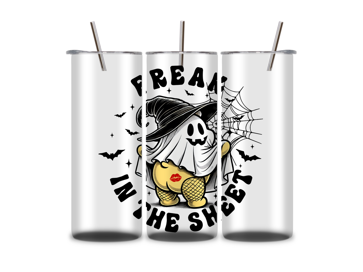Freak in The Sheets White - Tumbler & Bottle