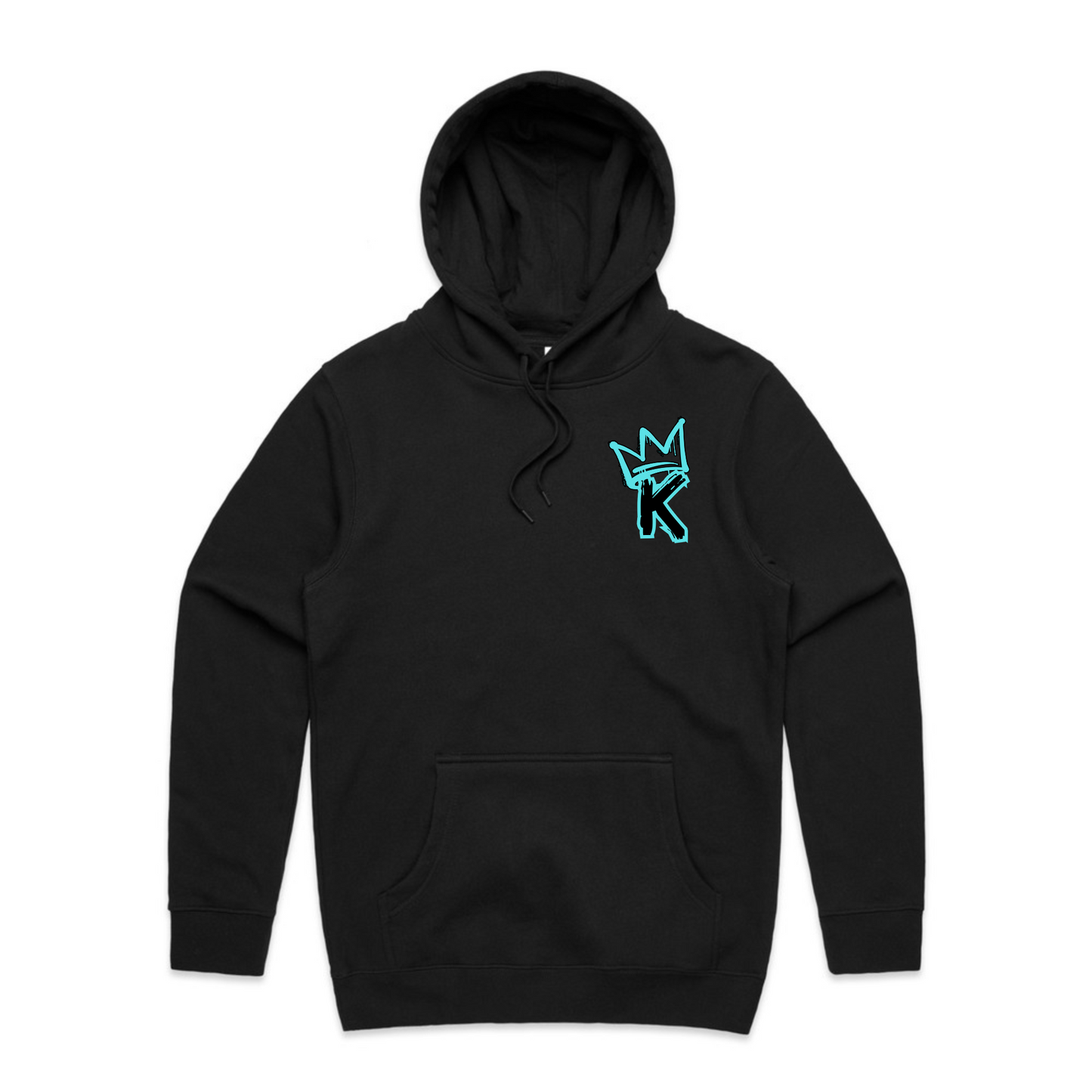 Aqua Back Crown - Mens Staple Hoodie