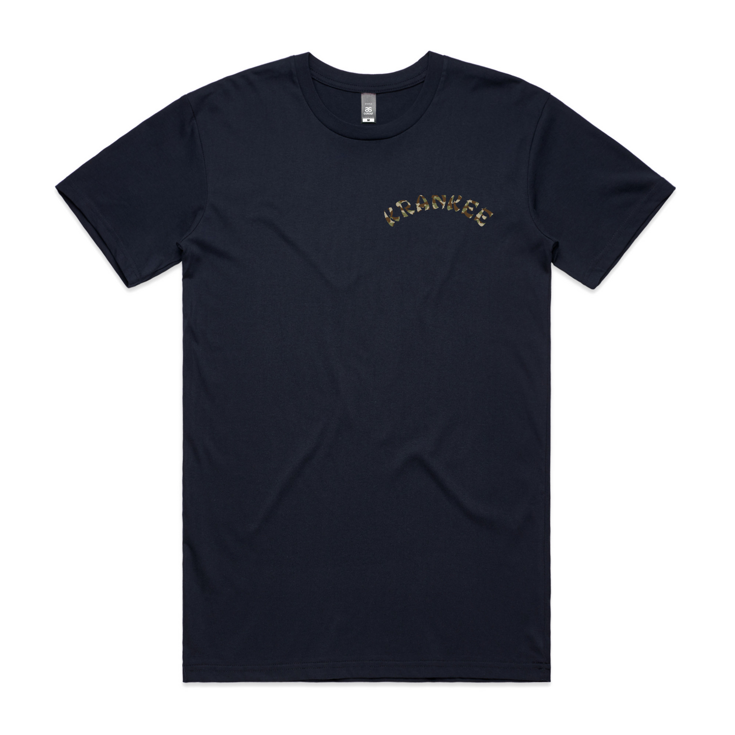 Mens Camo Back Tee