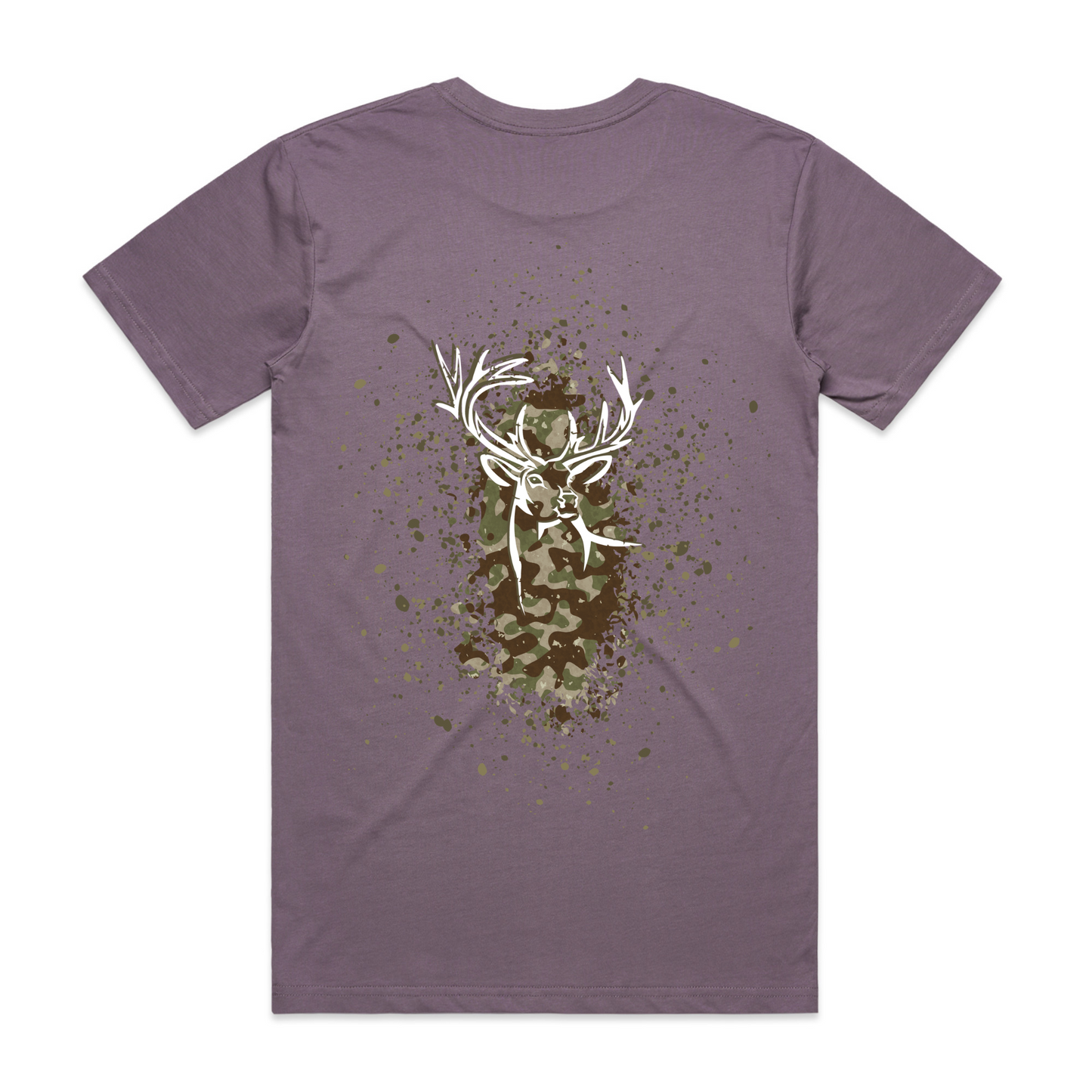 Mens Camo Back Tee