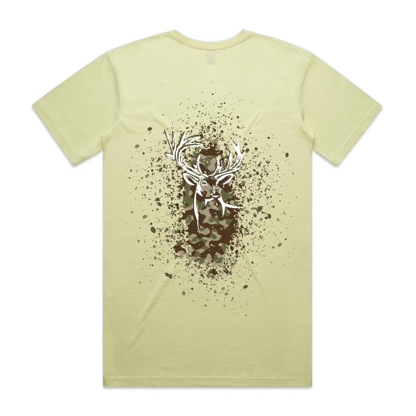 Mens Camo Back Tee