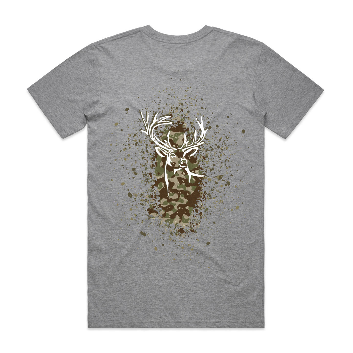 Mens Camo Back Tee