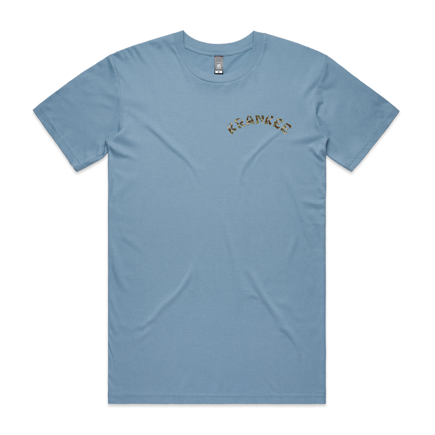 Mens Camo Back Tee