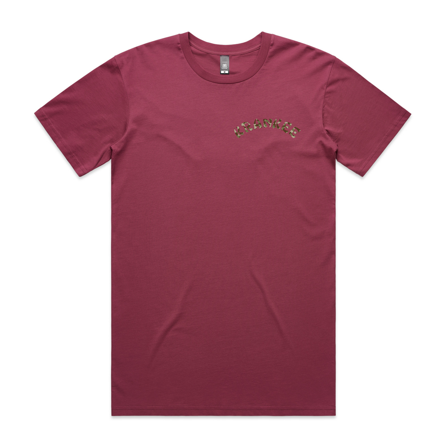 Mens Camo Back Tee