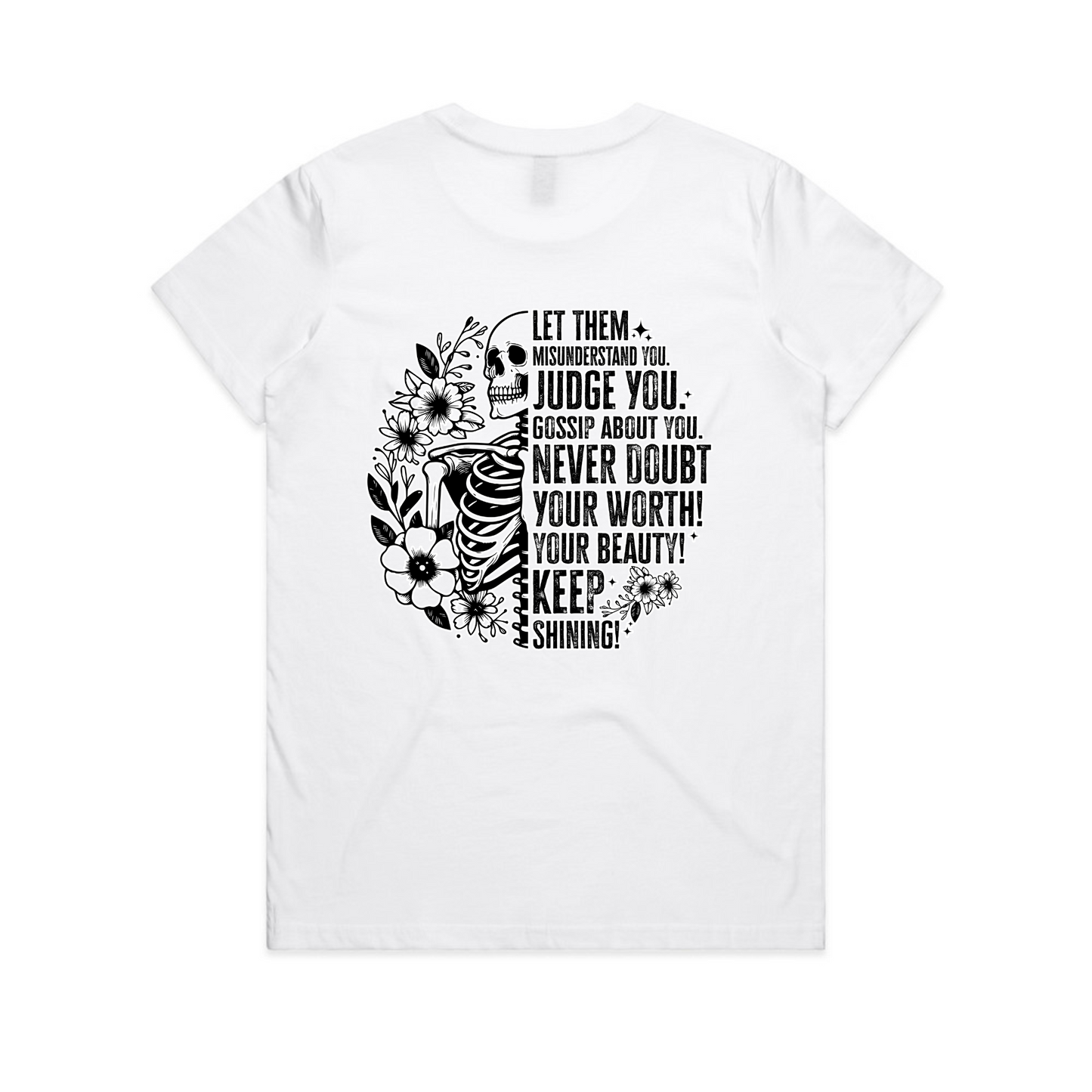 Let Them Skull Back -Womens Original Tee
