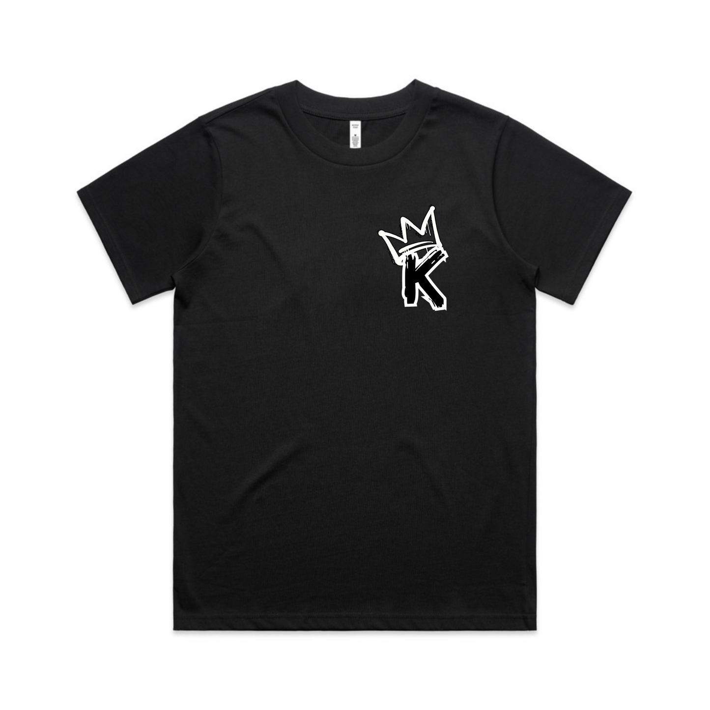 B/W Back Crown - Womens Longer Tee