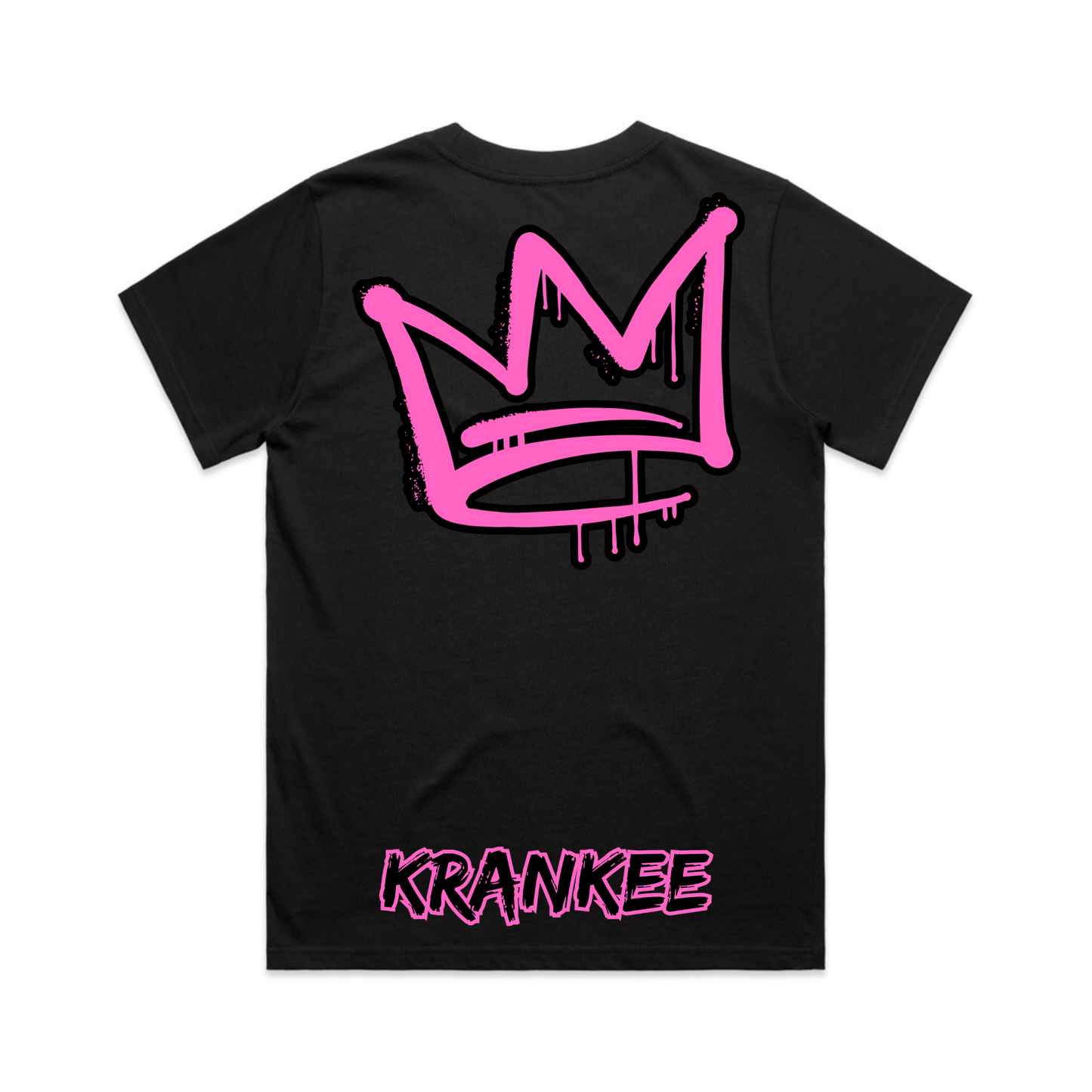 Pink Back Crown - Womens Longer Tee