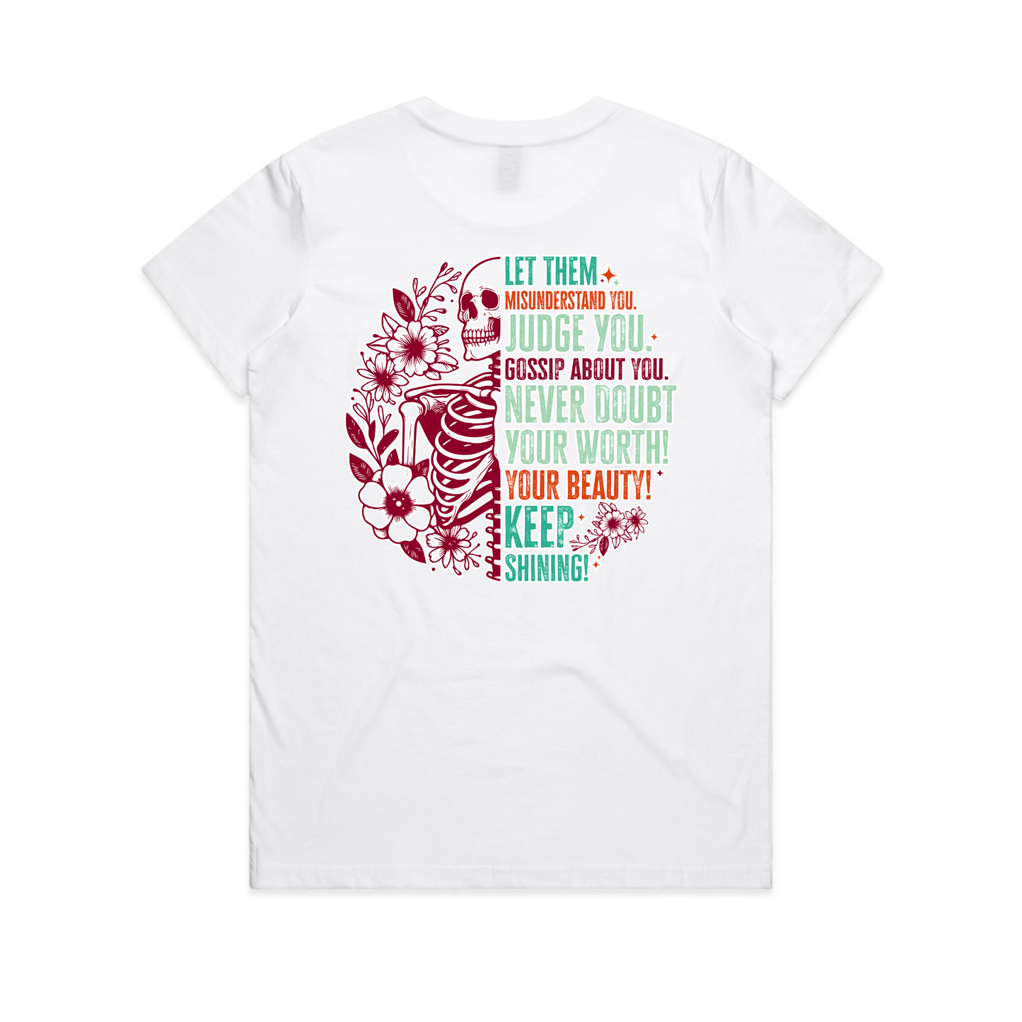 Let Them Skull Back -Womens Original Tee