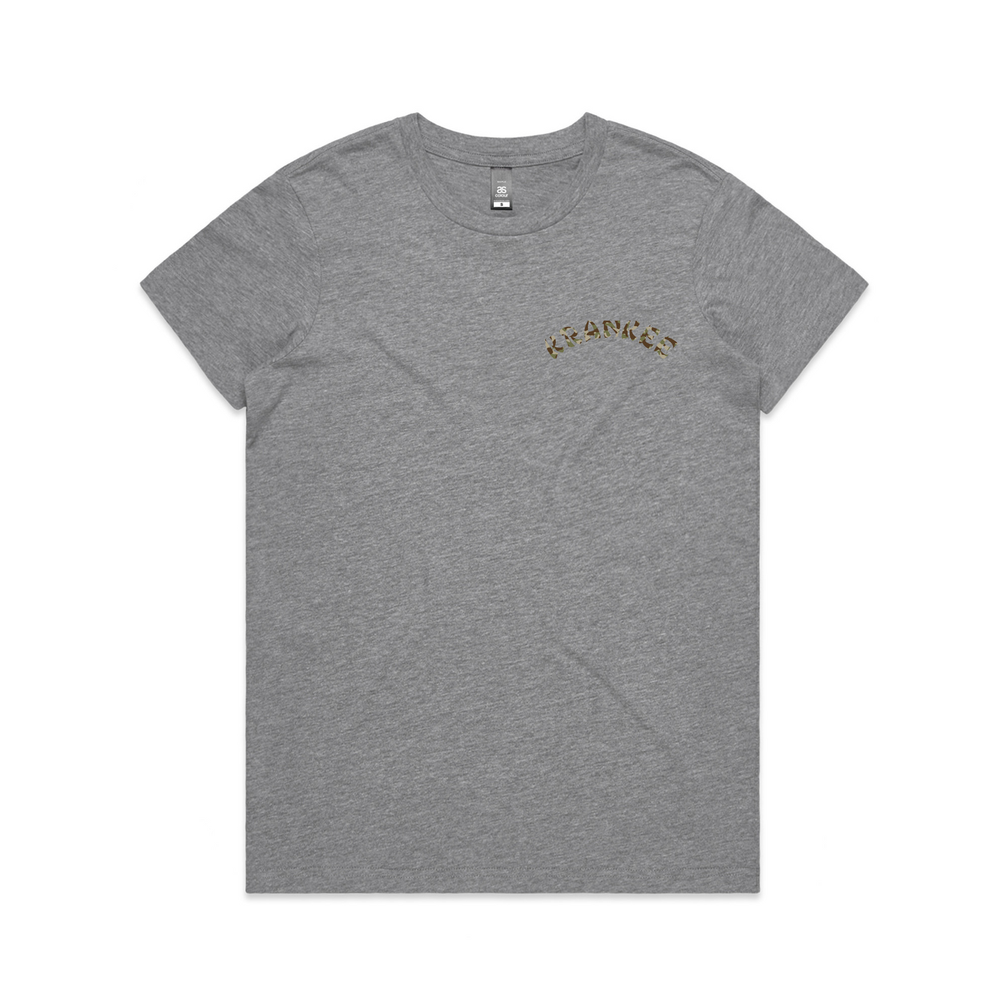 Womens Camo Back Tee
