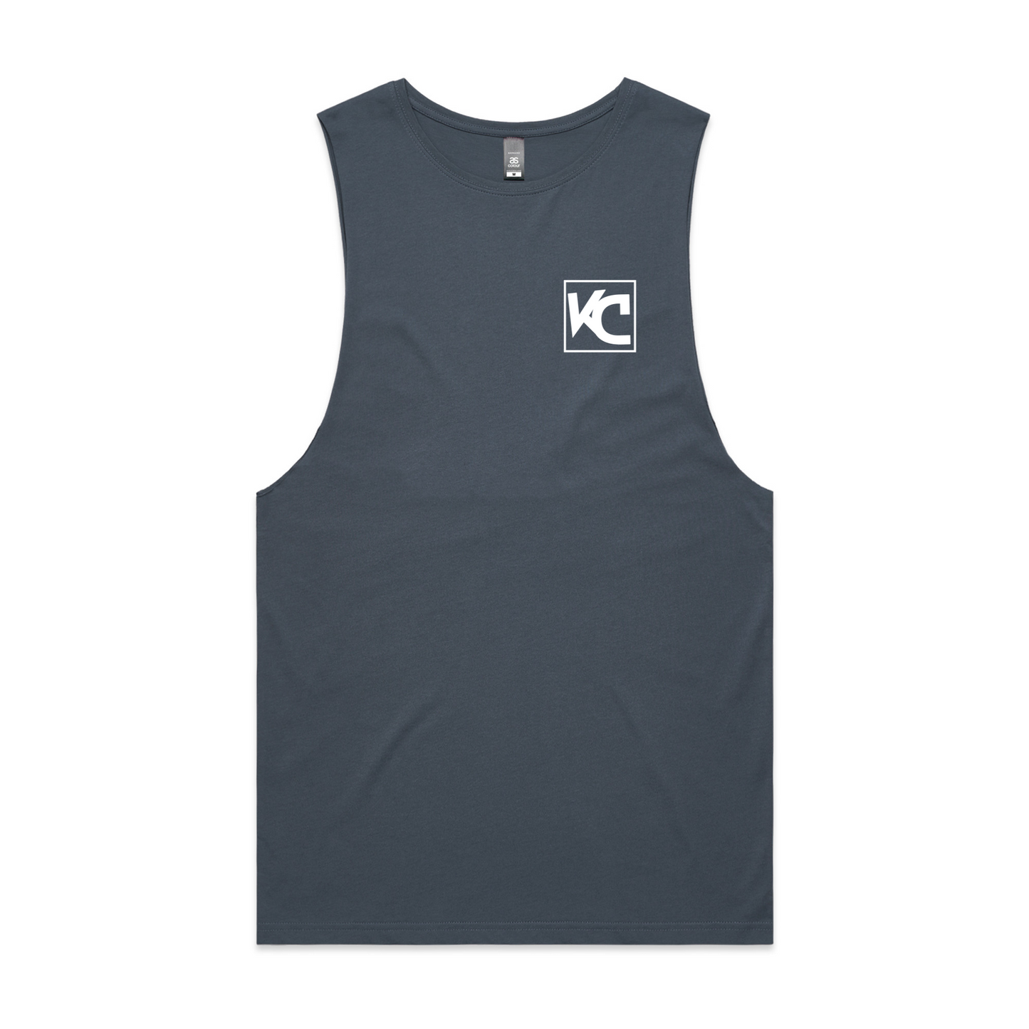 Mens Floral Back Low Armpit Tank