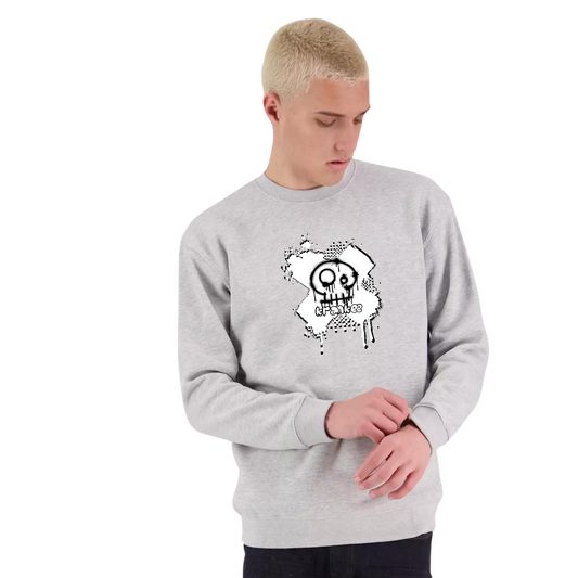 Mens Spray Paint Crew Neck