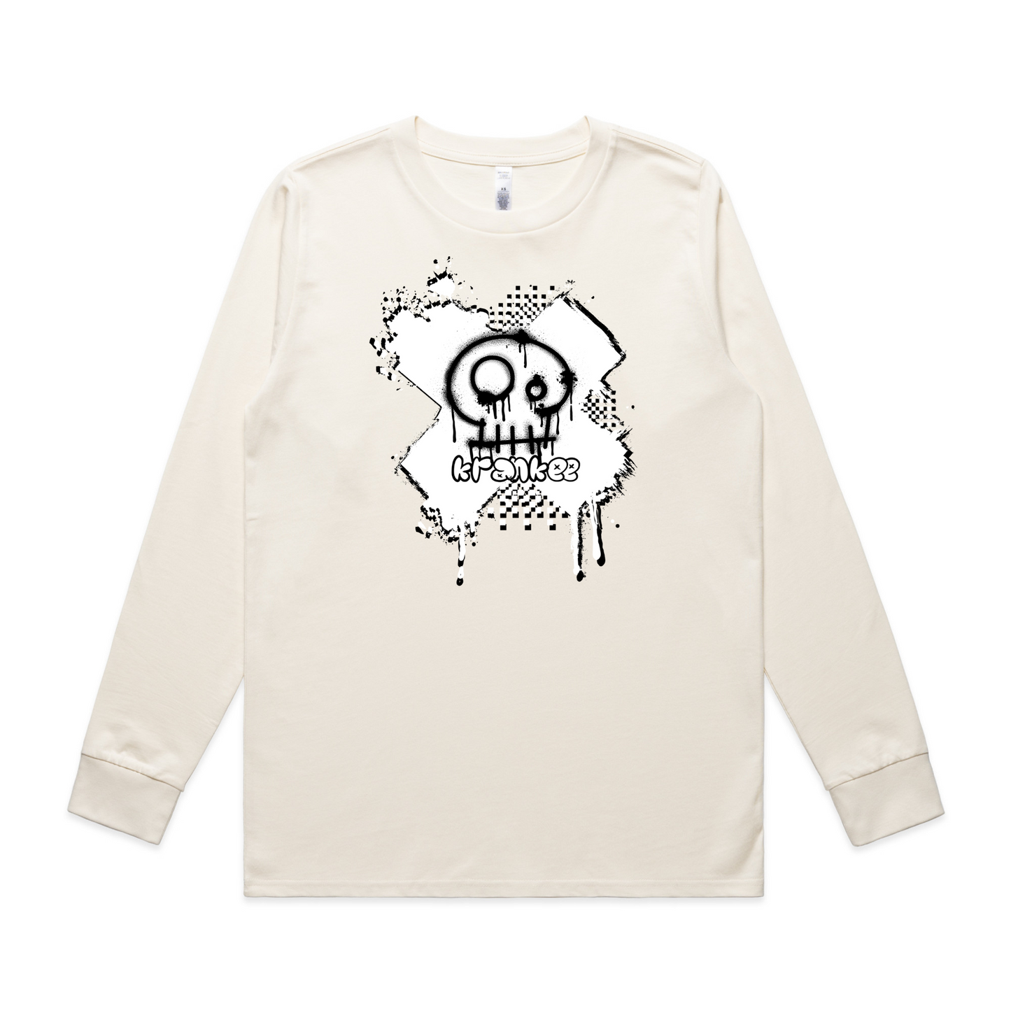Womens Spray Paint Long Sleeve