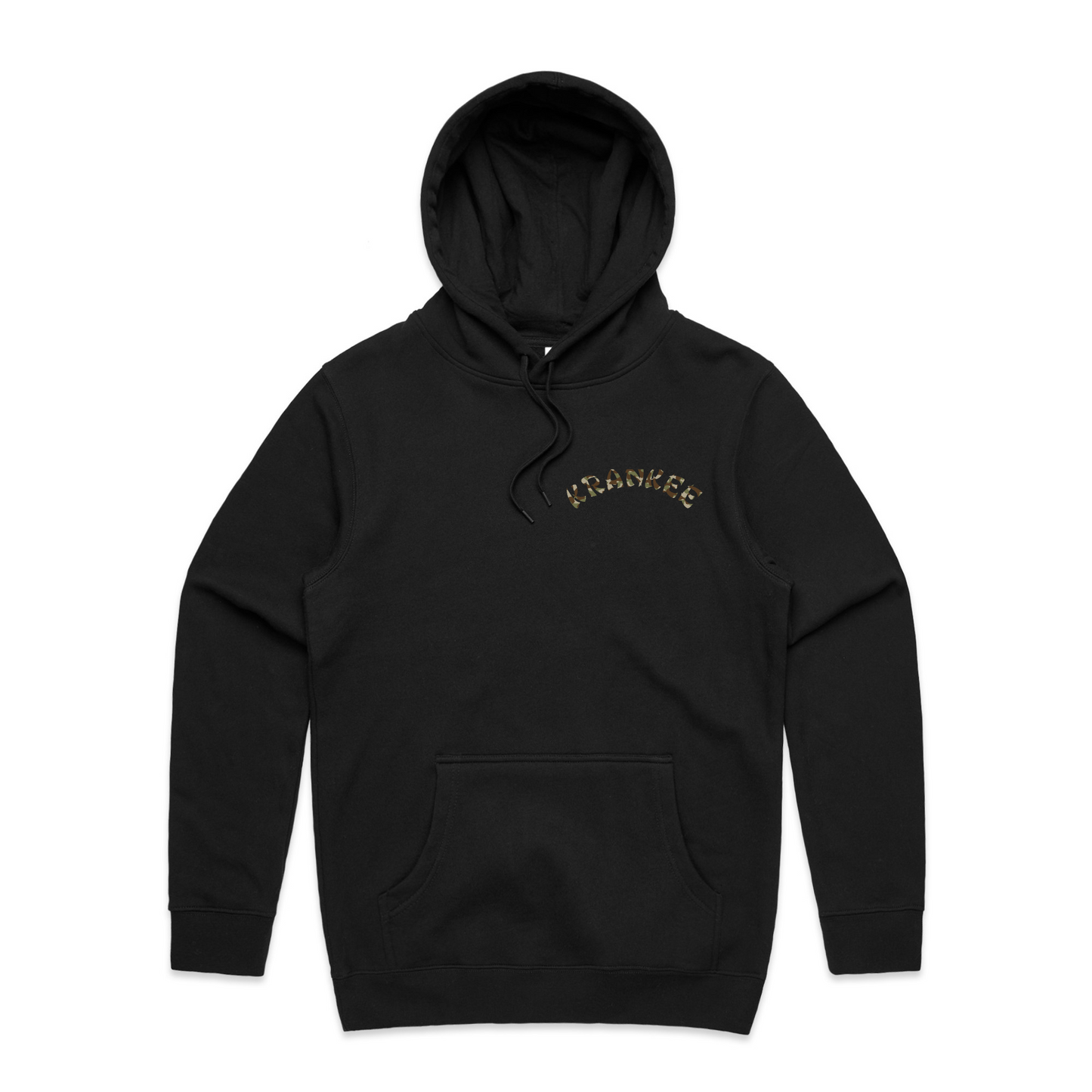 Mens Camo Back Hoodie