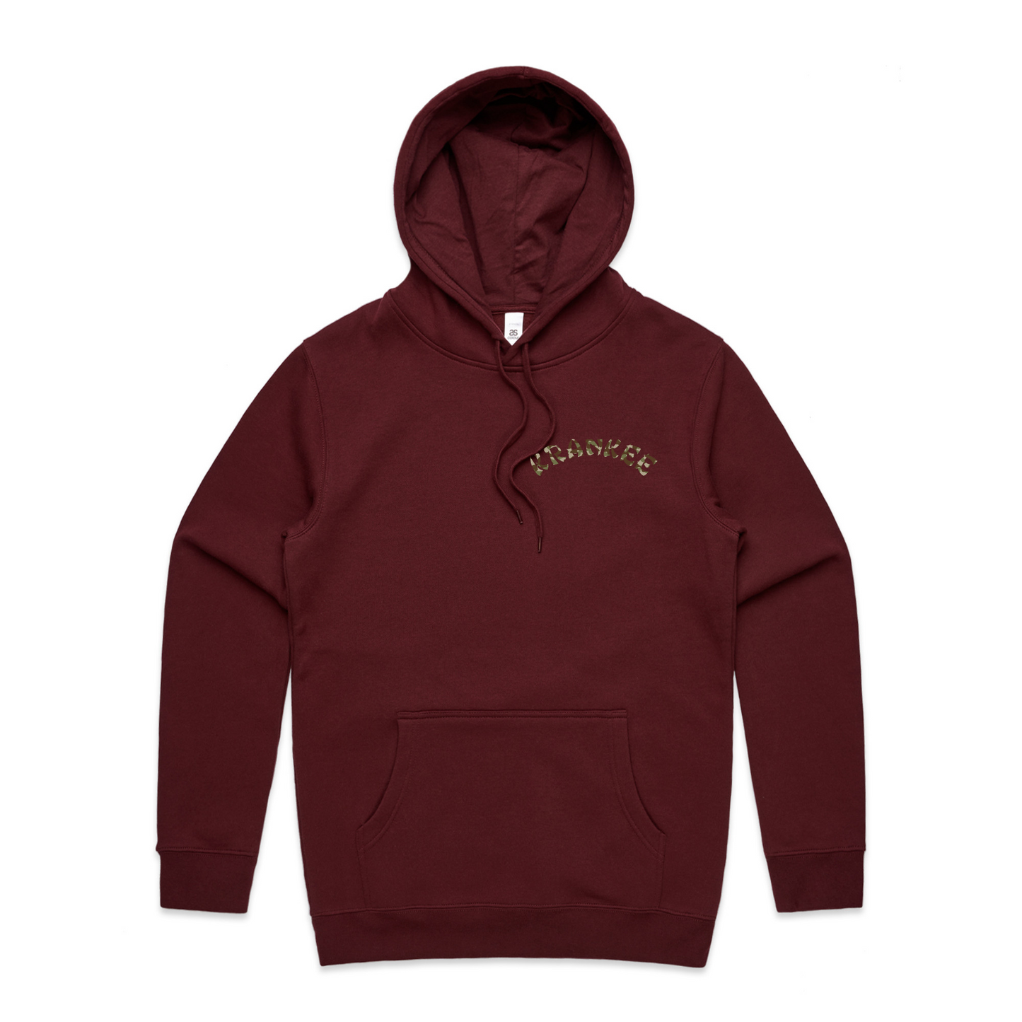 Mens Camo Back Hoodie