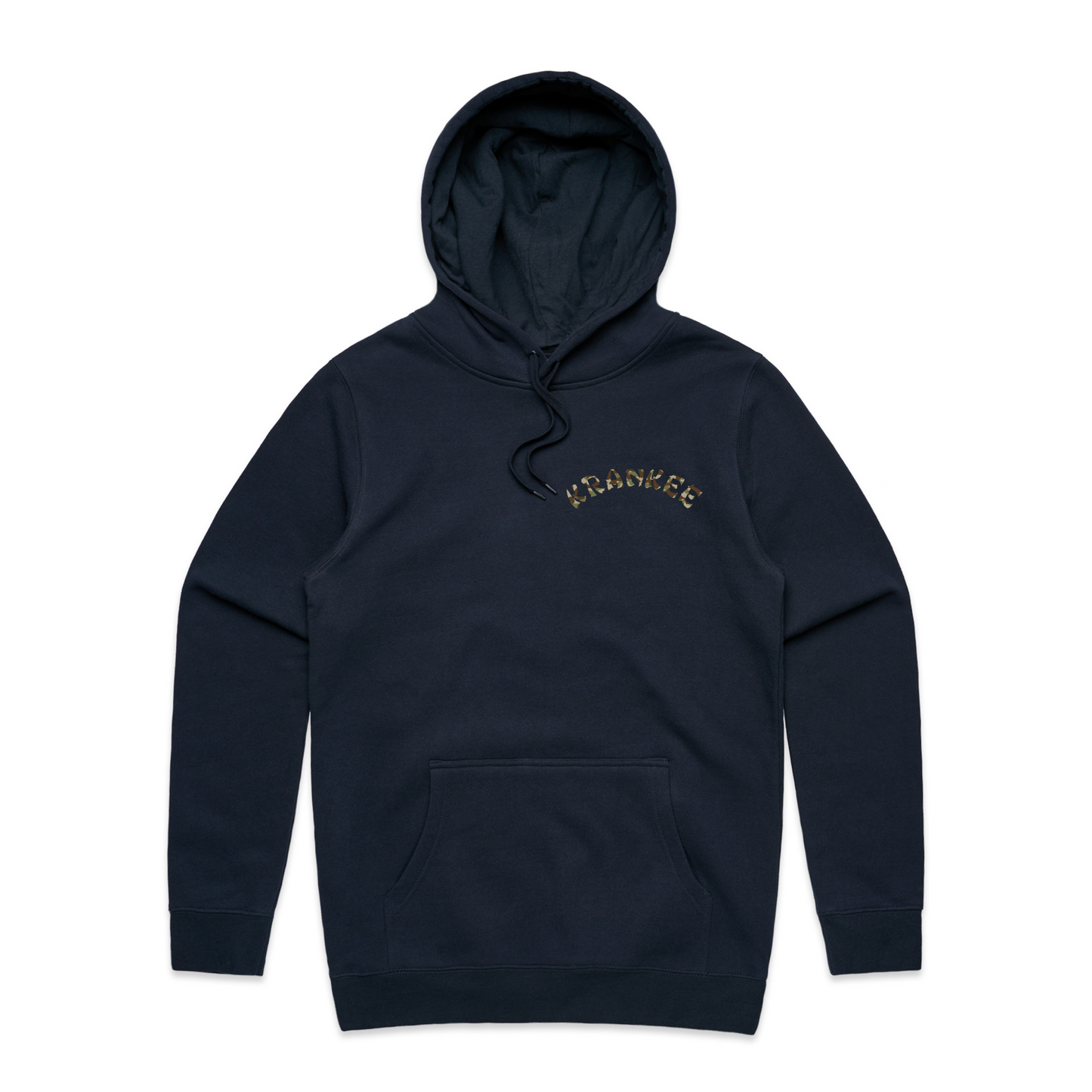 Mens Camo Back Hoodie