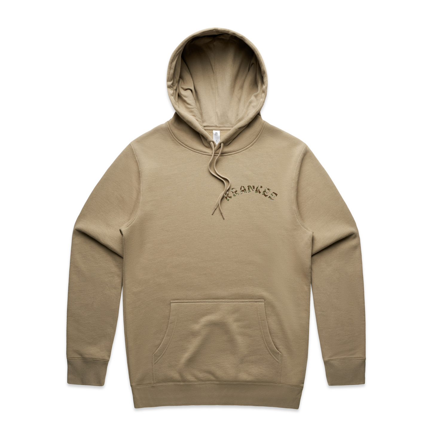 Mens Camo Back Hoodie