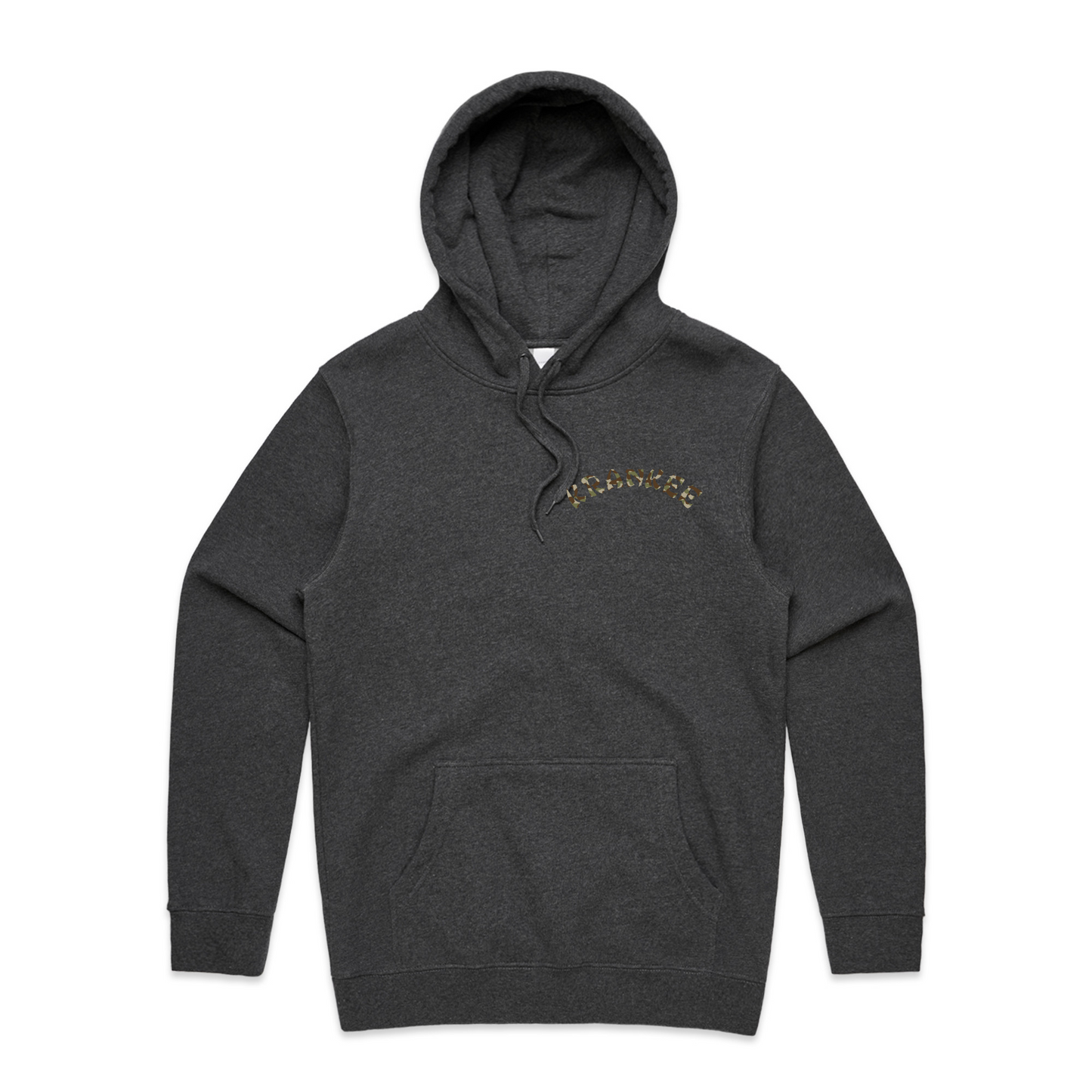 Mens Camo Back Hoodie