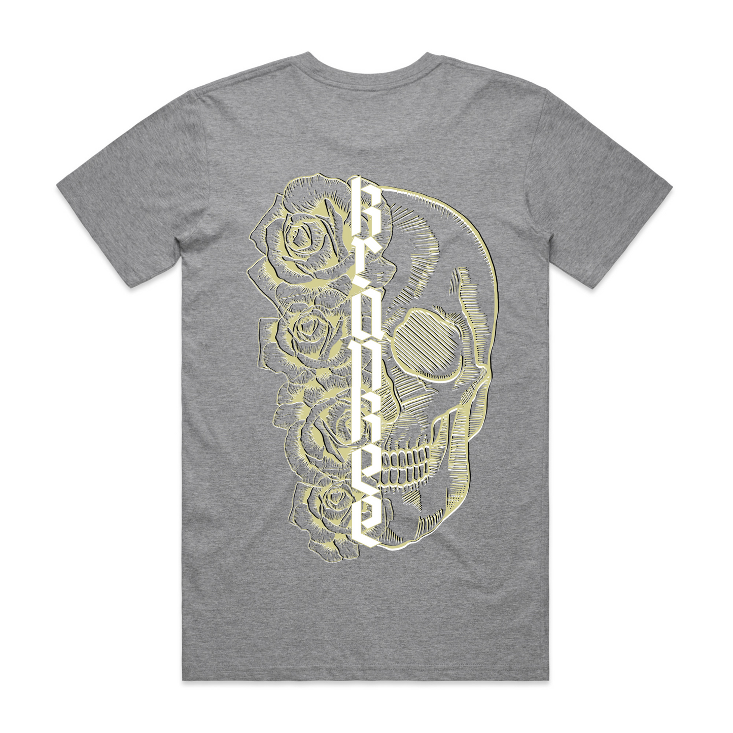 Mens Metallic Skull PLUS Tee