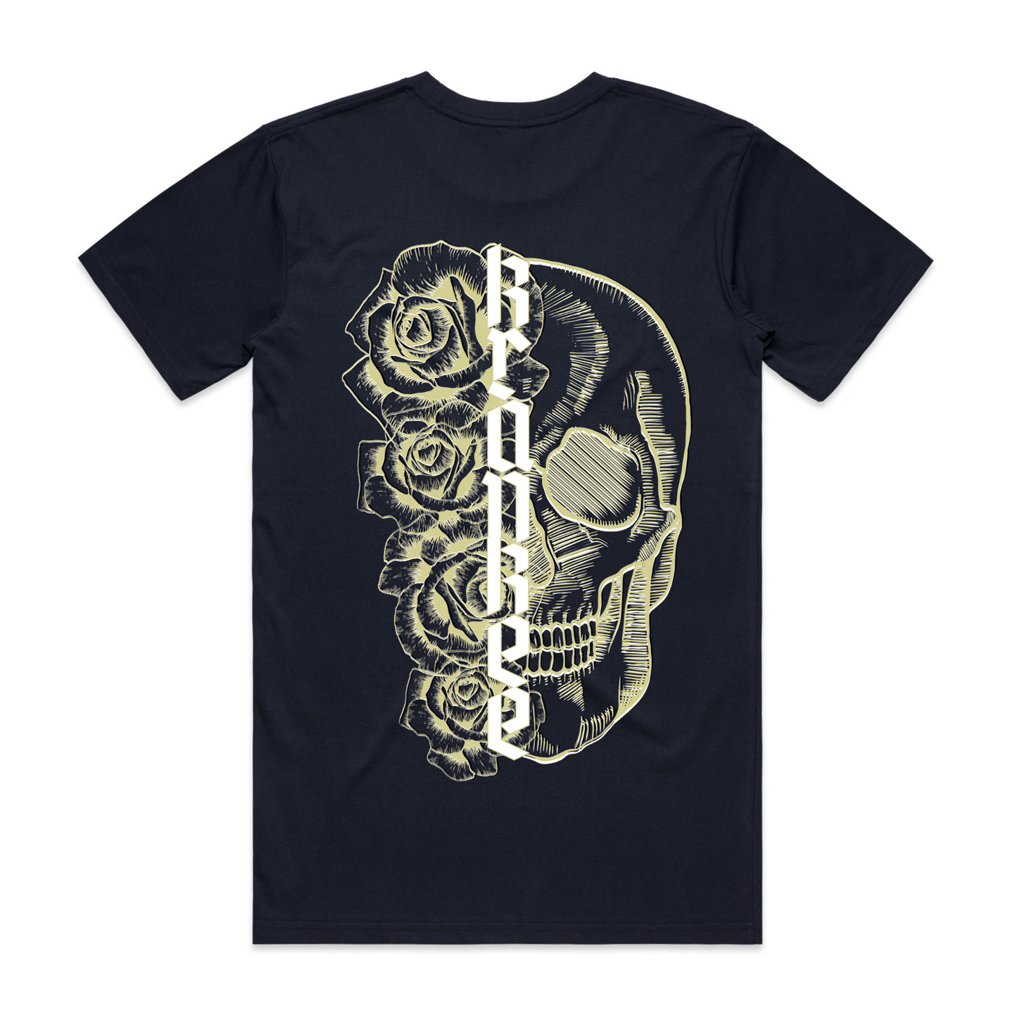 Mens Metallic Skull PLUS Tee