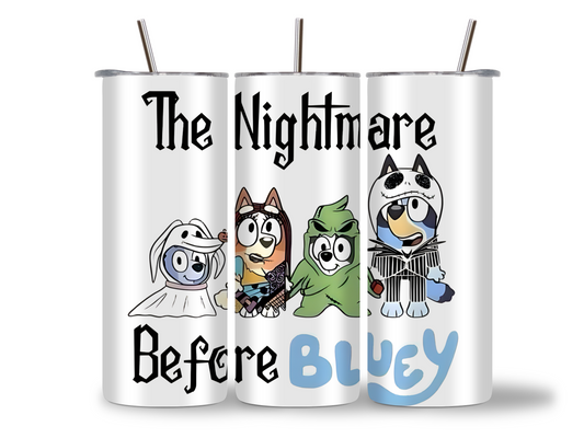 Nightmare Before Bluey - Tumbler & Bottle