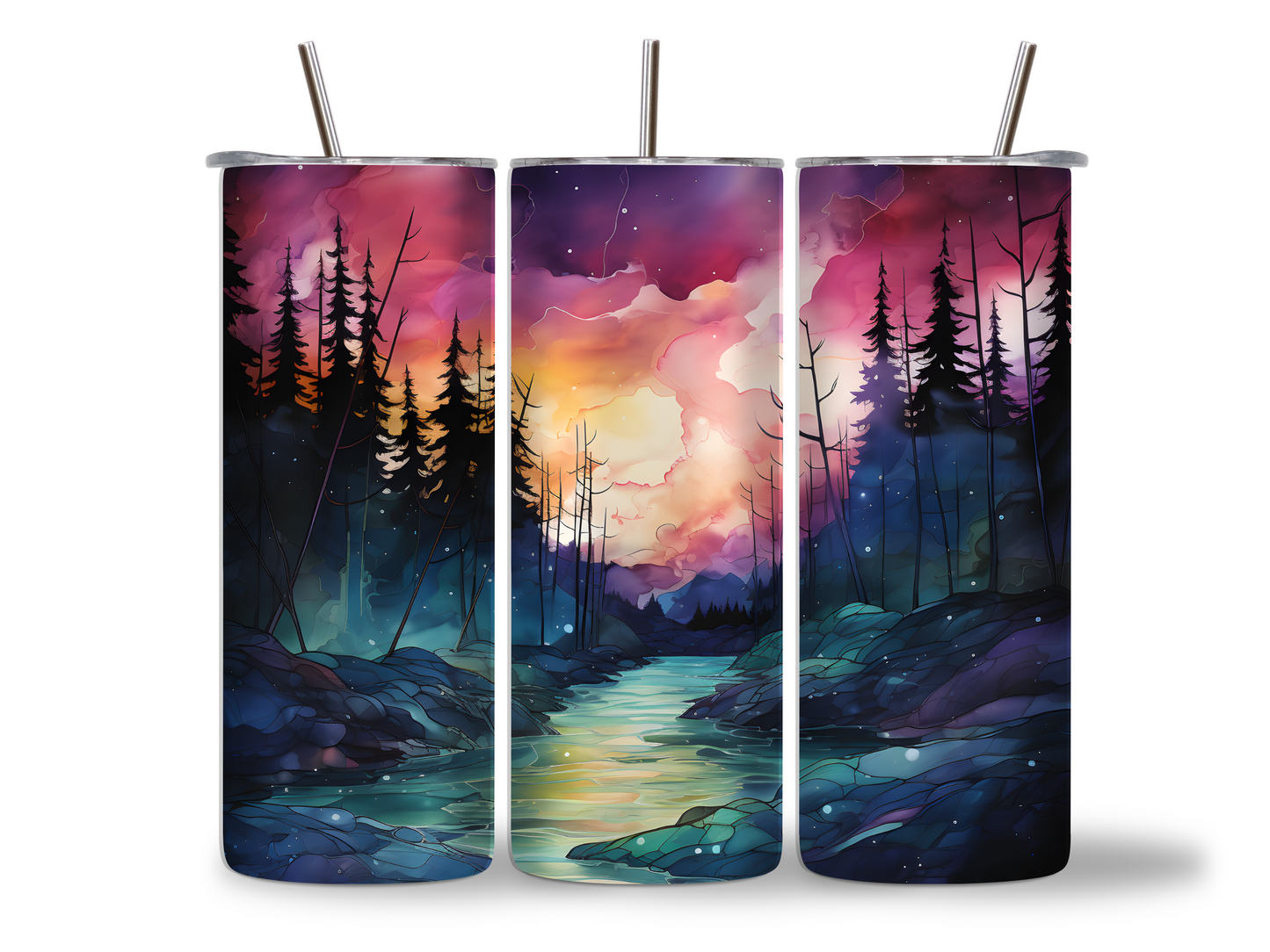 River at Night - Tumbler & Bottle
