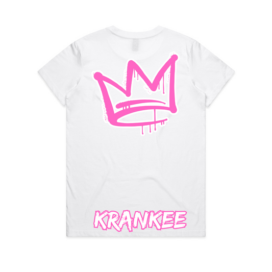 Pink Back Crown - Kids Tee
