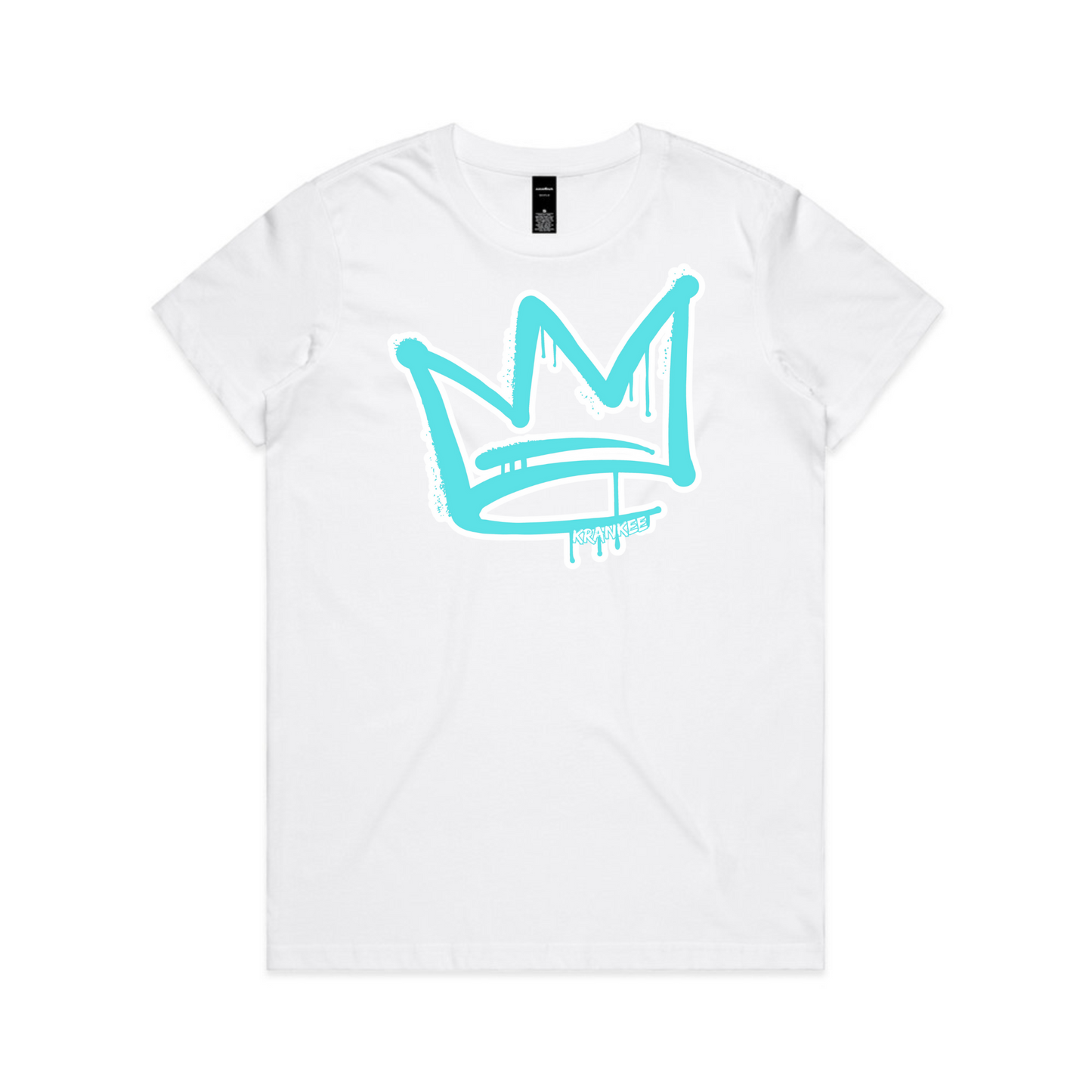 Aqua Front Crown - Womens Longer Tee