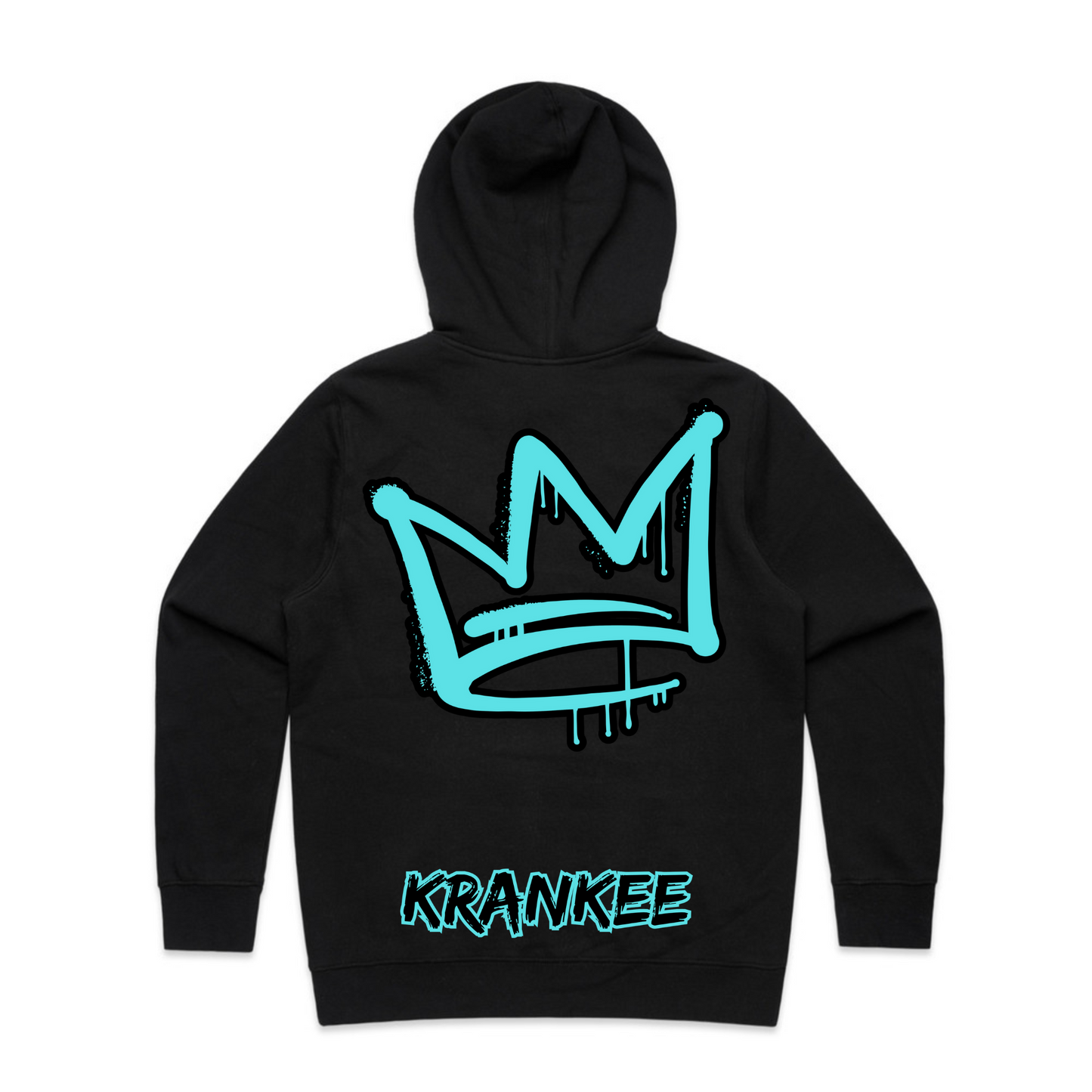 Aqua Back Crown - Womens Staple Hoodie