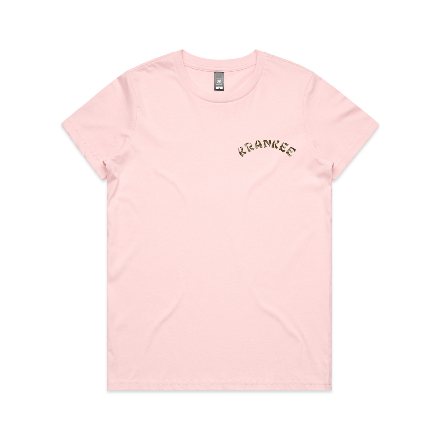 Womens Camo Back Tee