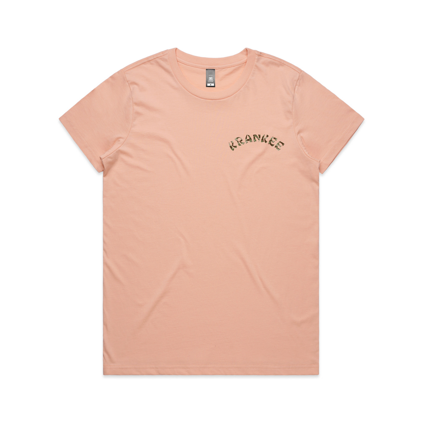 Womens Camo Back Tee