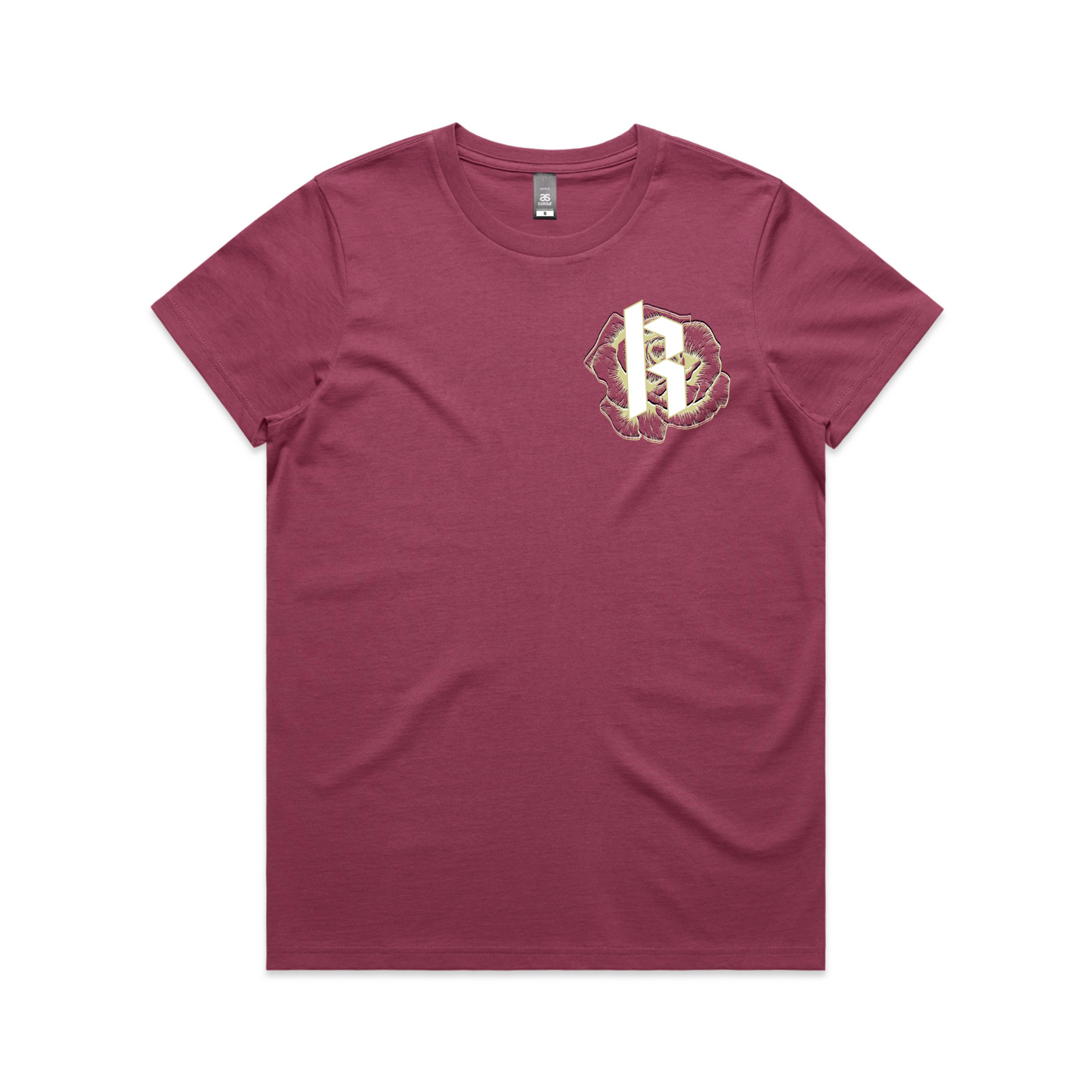 Womens Metallic Skull Tee