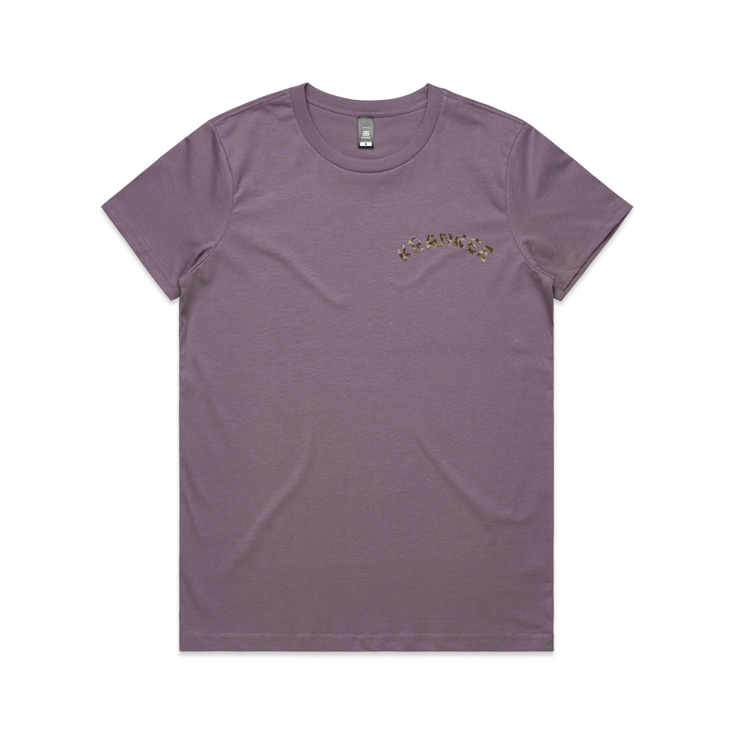 Womens Camo Back Tee