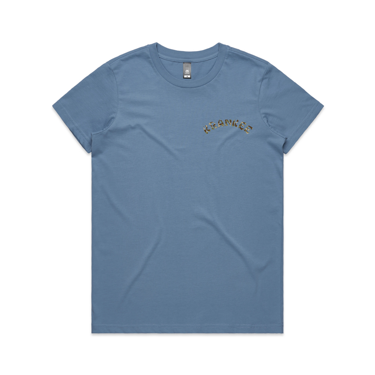 Womens Camo Back Tee