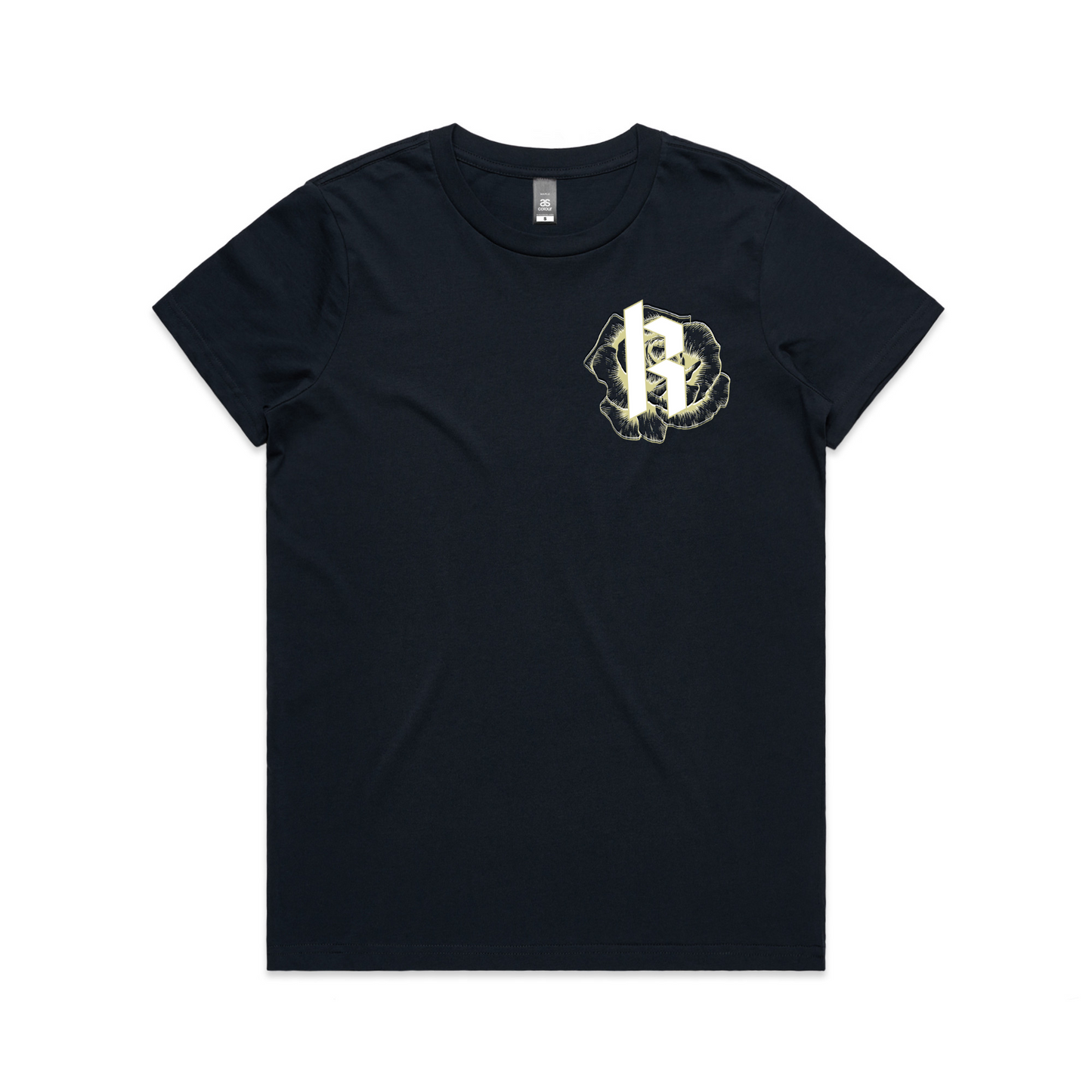Womens Metallic Skull Tee