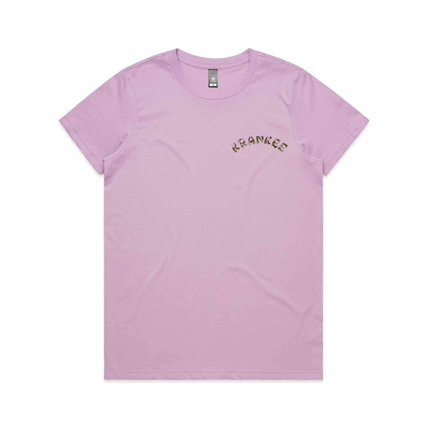 Womens Camo Back Tee