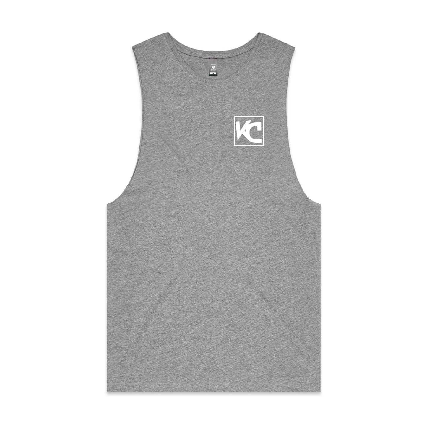 Mens Floral Back Low Armpit Tank