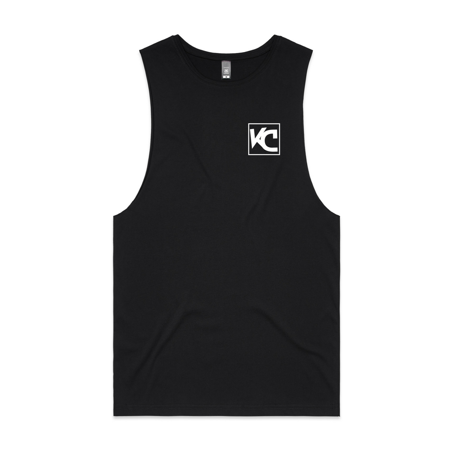 Mens Floral Back Low Armpit Tank