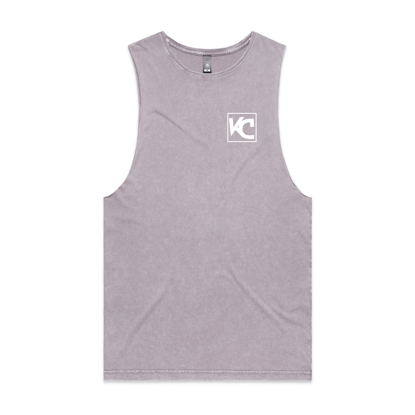 Mens Floral Back Low Armpit Tank