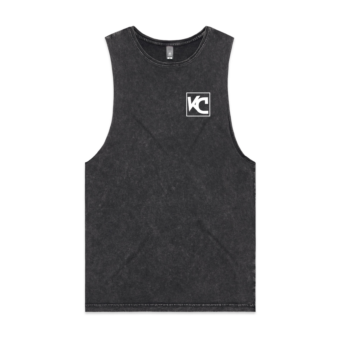Mens Floral Back Low Armpit Tank
