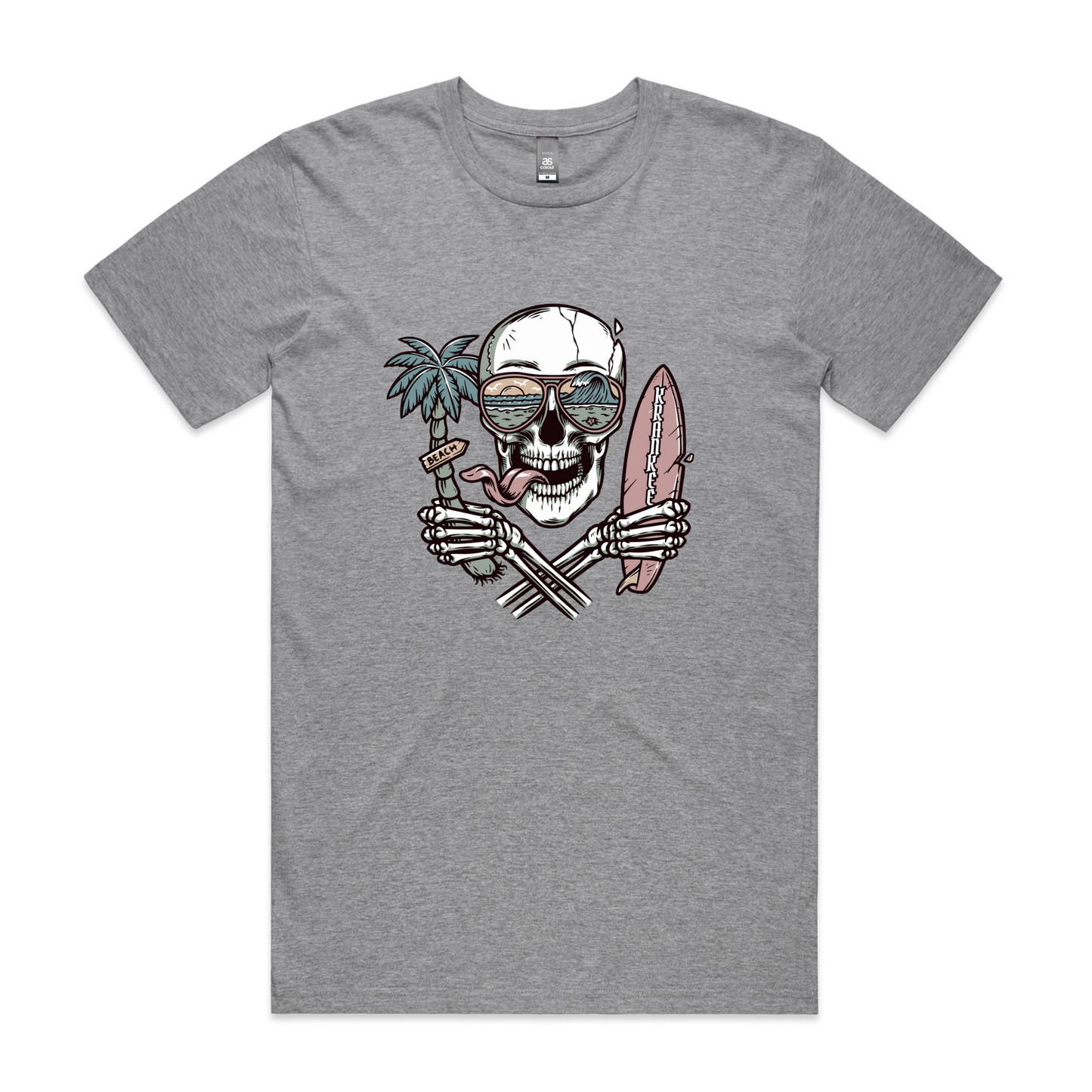 Mens Surf Skull PLUS Tee
