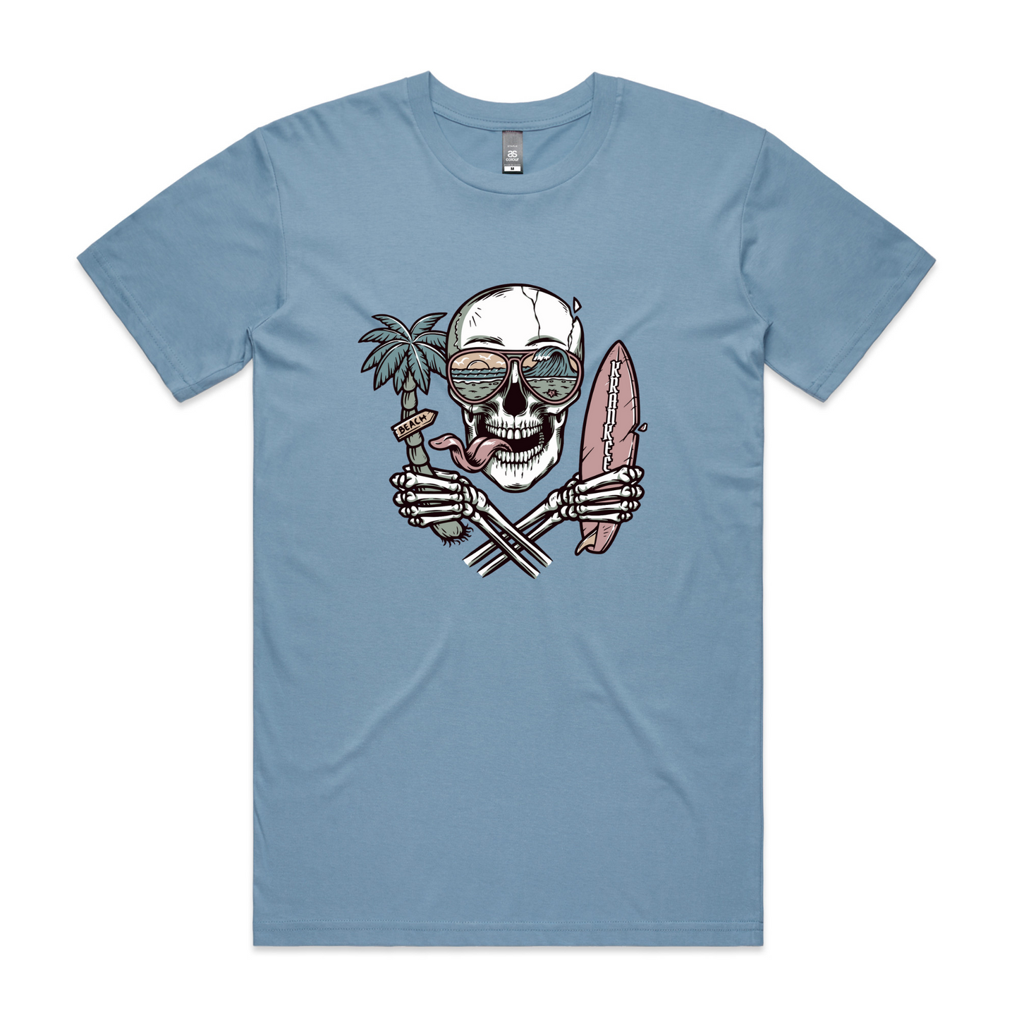 Mens Surf Skull PLUS Tee