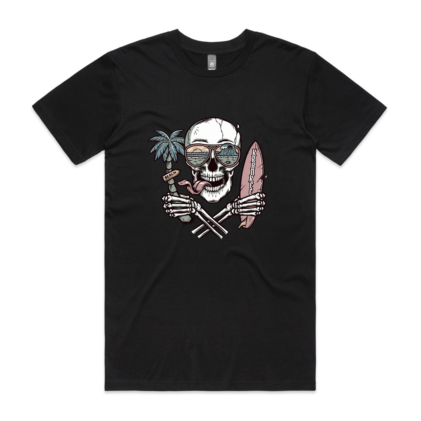 Mens Surf Skull PLUS Tee